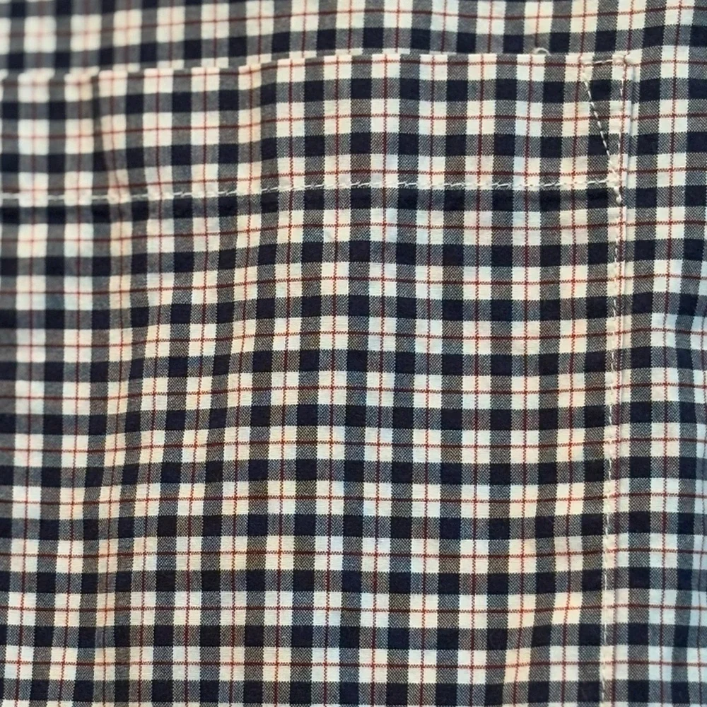 J. Crew Classic Button-Down Shirt Men's Large Multi Plaid 100% Cotton.